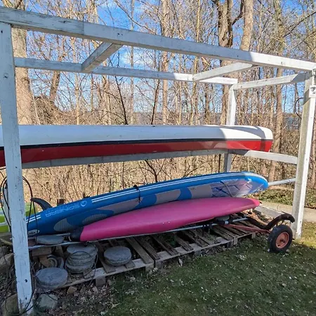 Fleesentraum Seevilla Kormoran - Direkt Am Fleesensee - Familien Und Aktivurlauber - Whirlpool Sauna Garten Nintendo - Sup Kanu Kajak Inklusive